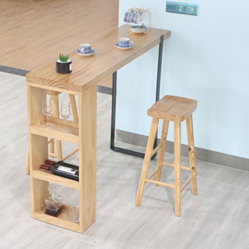 Industrial Counter High Stool Solid Wood Backless Counter-high Stool Clearhalo 'Bar Furniture' 'Bar Stools' 'bar_stools' 'furn' 'furn_bar_stools' 'Furniture' 'Kitchen & Dining Furniture' 1200x1200_3e410080-c9bc-4ec4-864b-c754c6c93341