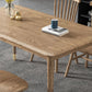 Ash Wood Dining Table Luxury Style 4 Legs Base Solid Wood Table for Dining Room Clearhalo ' dining_table' 'Dining Tables & Seating' 'Dining Tables' 'Furniture' 'furniture_dining_table' 'Kitchen & Dining Furniture' 'kitchen&dining_furn' 'kitchen' 'kitchen_dining_table' 1200x1200_3e41e3e6-2914-444f-b99a-2f10b16483a5