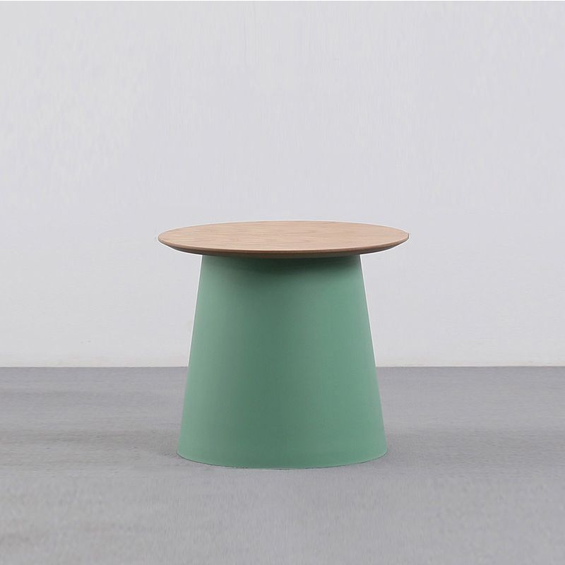 Pedestal Base Design Cocktail Table RoundSolid Wood/acrylic Top Coffee Table Clearhalo 'Coffee & Accent Tables' 'Coffee Tables' 'coffee_tables' 'furn' 'furn_coffee_tables' 'Furniture' 'furniture_coffee_tables' 'Living Room Furniture' 1200x1200_3e424234-722a-4669-9db8-f597f03a7400