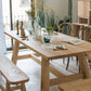Modern Pine Solid Wood Table Rectangle Dining Table with Wooden Trestle Base Base Clearhalo ' dining_table' 'Dining Tables & Seating' 'Dining Tables' 'furn' 'furn_dining_table' 'Furniture' 'furniture_dining_table' 'Kitchen & Dining Furniture' 'kitchen&dining_furn' 'kitchen' 'kitchen_dining_table' 1200x1200_3e42c040-e29b-4926-a0db-2fe425f0a502