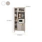 Ultra Modern Dining Hutch Glass Doors Faux Wood Storage Cabinet for Dining Room Clearhalo 'Display & China Cabinets' 'display_china_cabinets' 'furn' 'furn_display_china_cabinets' 'Furniture' 'Kitchen & Dining Furniture' 1200x1200_3e47f601-7be9-43a3-97a4-182a40640abc