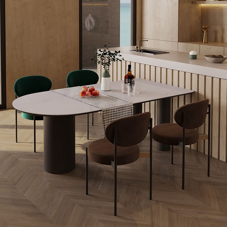 Free Form Dining Table for Home Modern Dinette Table with 3 Legs Clearhalo 'Dining Tables & Seating' 'Dining Tables' 'dining_table' 'furn' 'furn_dining_table' 'Furniture' 'Kitchen & Dining Furniture' 1200x1200_3e4856bf-1f4d-4df9-8f21-01320f9e548c