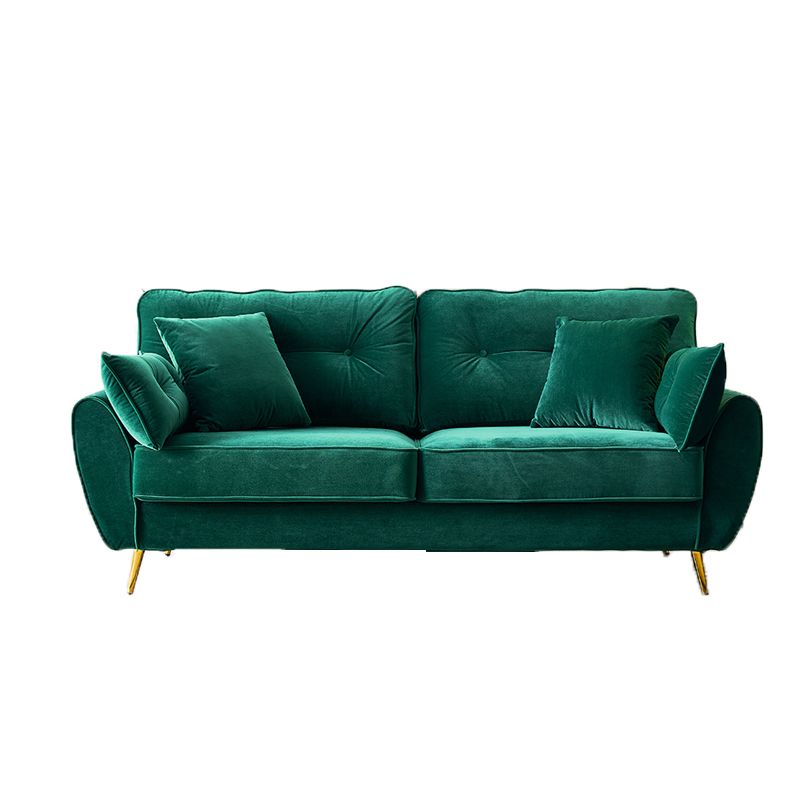 Contemporary Standard Flared Arm Sofa Convertible Sofa, 63.38" W x 35.82" D x 34.64" H Clearhalo 'furn' 'furn_sofas' 'Furniture' 'Living Room Furniture' 'Sofa' 'sofas' 1200x1200_3e4a13a1-750d-41c3-a3b8-b1f082de6a53