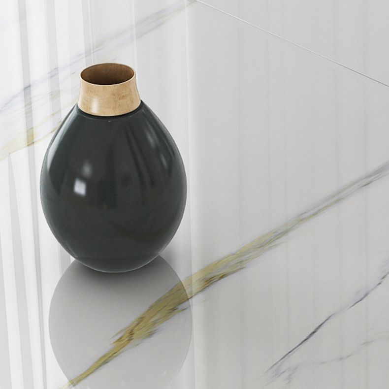 Glam 1/4/5/7 Pieces Dining Table Set with White Sintered Stone Top Scalable Dinette Set Clearhalo 'Dining Room Sets' 'Dining Tables & Seating' 'dining_room_set' 'furn' 'furn_dining_room_set' 'Furniture' 'furniture_dining_room_set' 'Kitchen & Dining Furniture' 1200x1200_3e4a645e-20d9-43b8-925b-730cb942719d