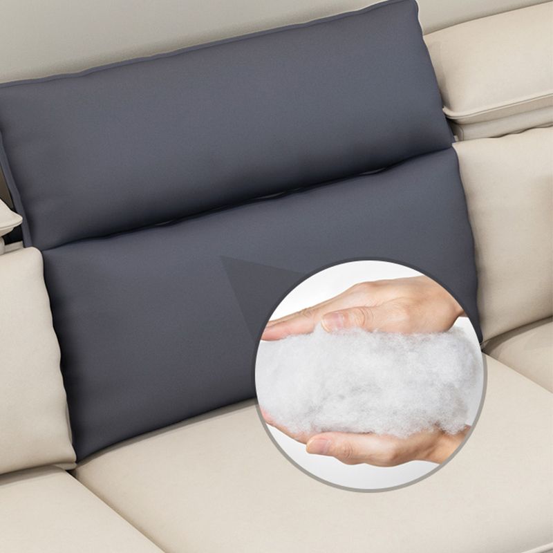 MODERNE 33.46 "H faux cuir carré canapé de bras et chaise pour le salon