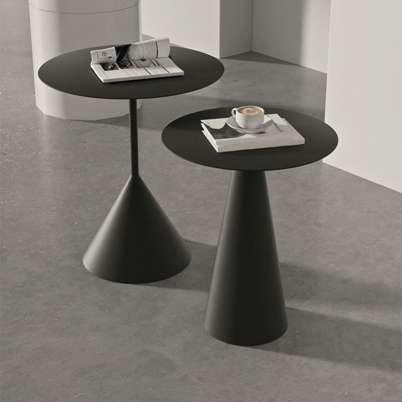 Mid-Century Modern Cocktail Table Pedestal Metal Round Coffee Table Clearhalo 'Coffee & Accent Tables' 'Coffee Tables' 'coffee_tables' 'furn' 'furn_coffee_tables' 'Furniture' 'Living Room Furniture' 1200x1200_3e4dc00b-299f-4a23-a7f3-dac9cc59ce84