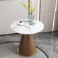 Round Stone Dining Table Modern Living Room Pedestal Casual Dining Table Clearhalo ' dining_table' 'Dining Tables & Seating' 'Dining Tables' 'furn' 'furn_dining_table' 'Furniture' 'furniture_dining_table' 'Kitchen & Dining Furniture' 'kitchen&dining_furn' 'kitchen' 'kitchen_dining_table' 1200x1200_3e4e5b99-617c-4030-b4ab-ac896bbb2756