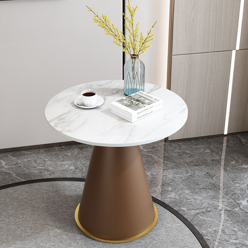 Round Stone Dining Table Modern Living Room Pedestal Casual Dining Table Clearhalo ' dining_table' 'Dining Tables & Seating' 'Dining Tables' 'furn' 'furn_dining_table' 'Furniture' 'furniture_dining_table' 'Kitchen & Dining Furniture' 'kitchen&dining_furn' 'kitchen' 'kitchen_dining_table' 1200x1200_3e4e5b99-617c-4030-b4ab-ac896bbb2756