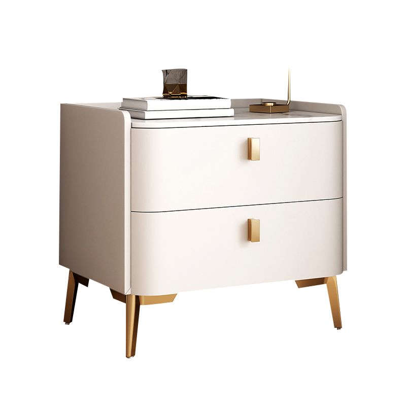 Classic Glam Bedside Cabinet Stone Bed Nightstand with 2 Drawers Clearhalo 'Bedroom Furniture' 'furn' 'furn_night_stand' 'Furniture' 'night_stand' 'Nightstands' 1200x1200_3e506725-cac1-402a-b80e-9b627098e7e1