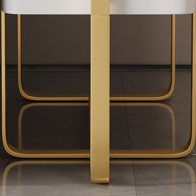 Tavolo di accento laterale in marmo della metà secolo