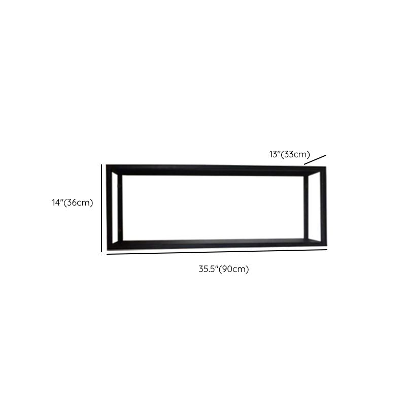 Wall Mounted Metal Bookshelf Modern Floating Bookcase with 1 Shelf Clearhalo 'Bookcases' 'furn' 'furn_bookcases' 'Furniture' 'Office Furniture' 1200x1200_3e52a620-9b66-4710-9ed0-82dd58d7d05b