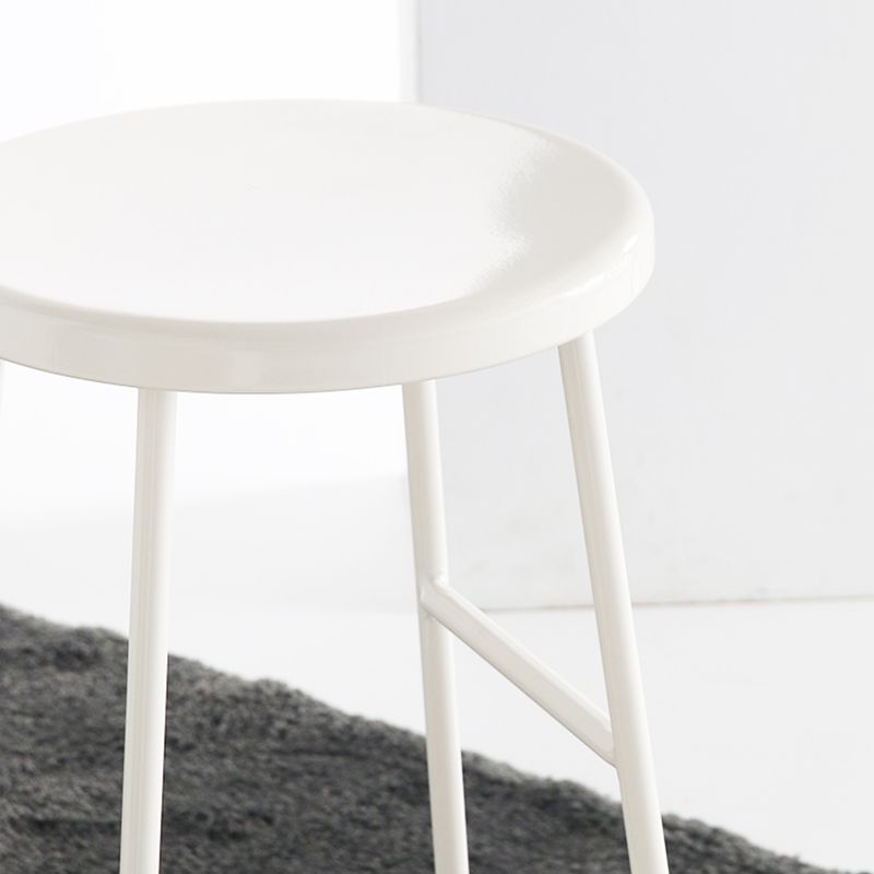 Industrial Iron Backless Barstool Simple Indoor Tall Stool with Square Seat 1 Piece Clearhalo 'Bar Furniture' 'Bar Stools' 'bar_stools' 'furn' 'furn_bar_stools' 'Furniture' 'furniture_bar_stools' 'Kitchen & Dining Furniture' 1200x1200_3e53b3cb-2f39-487a-bc1d-12270fd79251