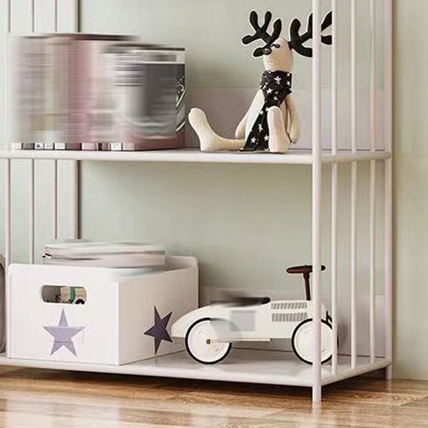 Metal Open Back Standard Bookcase Scandinavian Style Book Shelf Clearhalo 'Bookcases' 'furn' 'furn_bookcases' 'Furniture' 'furniture_bookcases' 'Office Furniture' 1200x1200_3e5563f7-9234-442d-82ad-978f5e1361d7