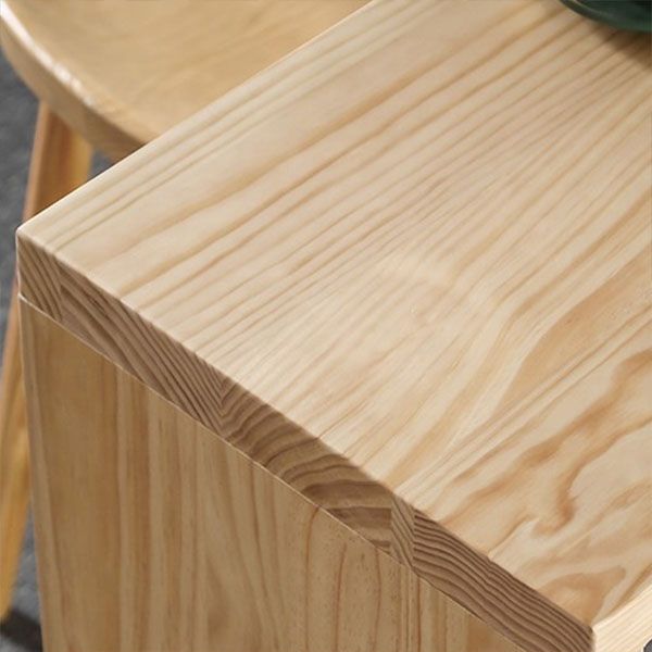 Tavolo da pranzo in legno massimo in legno massiccio tavolo da pub rettangolo in naturale