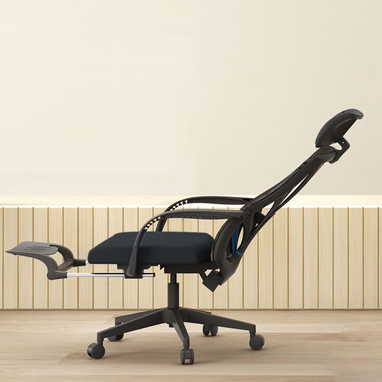 Silla de oficina ejecutiva de alto respaldo silla de escritorio moderna con giro