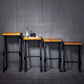 Industrial Bar and Counter Stool Backless Stool with Sled Base in Black Clearhalo 'Bar Furniture' 'Bar Stools' 'bar_stools' 'furn' 'furn_bar_stools' 'Furniture' 'furniture_bar_stools' 'Kitchen & Dining Furniture' 1200x1200_3e5b081f-cf65-4fad-ab3a-132eae82bba4