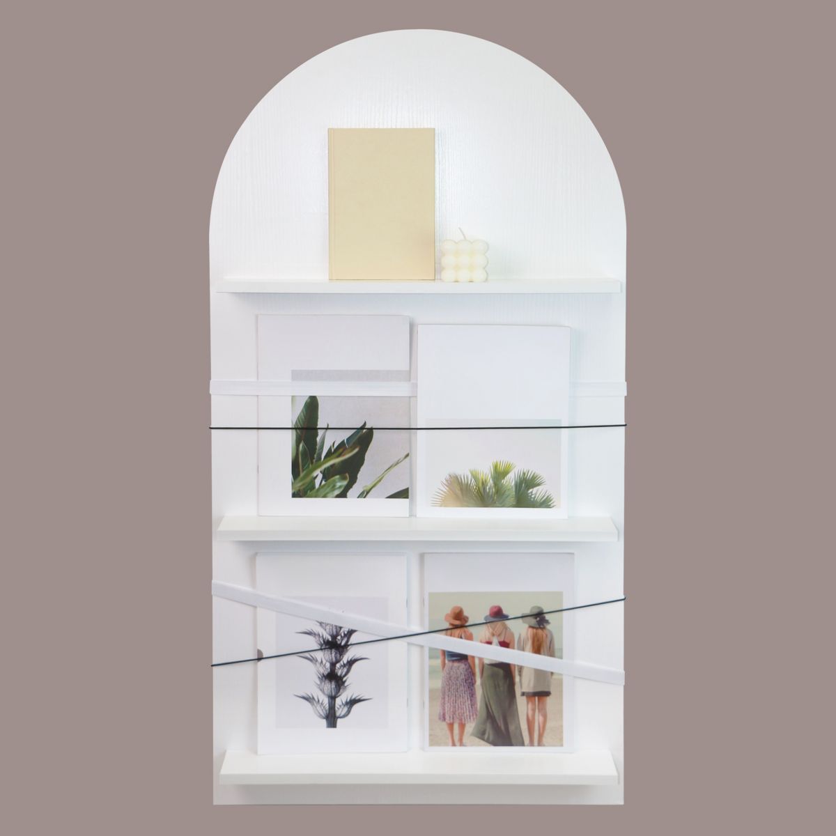 3-Shelf Wood Standard Bookshelf 43.3"H Contemporary Closed Back Bookshelf Clearhalo 'Bookcases' 'furn' 'furn_bookcases' 'Furniture' 'furniture_bookcases' 'Office Furniture' 1200x1200_3e5bbbdd-51f2-4cb8-b781-9ce2e265e0f8