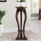 Pedestal End Table Brown Round Wood Side End Table - Distressed Surface Treatment Clearhalo 'Coffee & Accent Tables' 'End & Side Tables' 'end_side_table' 'end_side_tables' 'furn' 'furn_end_side_tables' 'Furniture' 'furniture_end_side_table' 'Living Room Furniture' 1200x1200_3e5e86aa-bcfc-48e6-8044-612a0ffdb29f