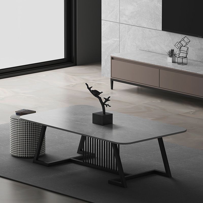 Tavolino rettangolare da caffè da caffè moderno per soggiorno