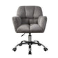 Modern Armless Office Chair Low-Back Desk Chair with Wheels for Home
