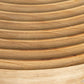 Table basse en bois moderne, Table de Cocktail ronde en forme de dessus pour le salon