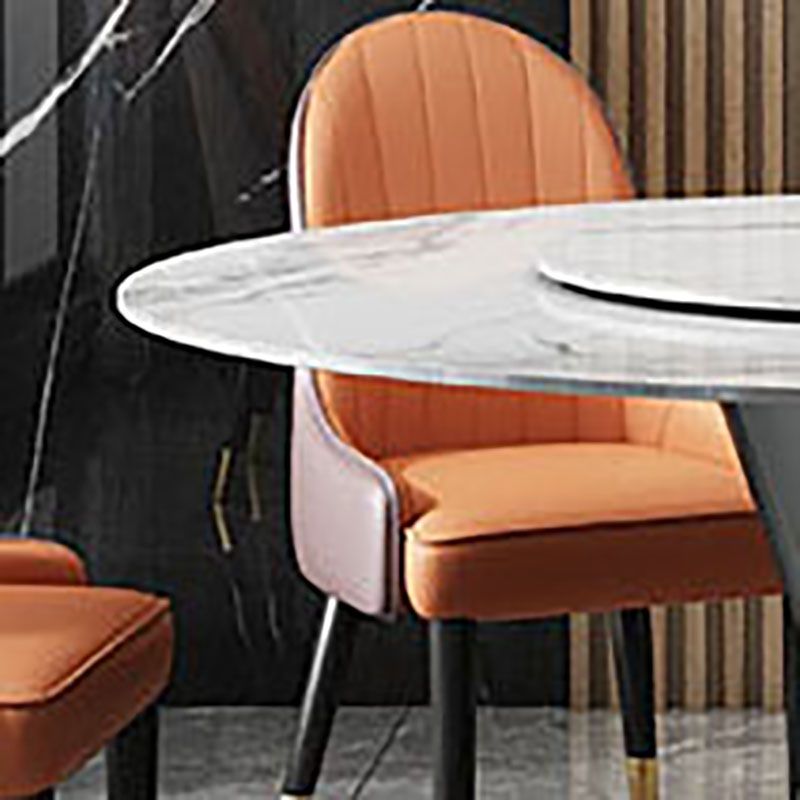 Glam 1/4/5/7 Pieces Table and Chair Set Sintered Stone Dining Table and Chairs Clearhalo 'Dining Room Sets' 'Dining Tables & Seating' 'dining_room_set' 'furn' 'furn_dining_room_set' 'Furniture' 'furniture_dining_room_set' 'Kitchen & Dining Furniture' 'kitchen&dining_furn' 'kitchen' 1200x1200_3e62b641-2ec6-44a5-99ff-e21162a1fecb