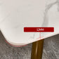 Modern Style Sintered Stone Dining Table with White Fixed Table for Home Use Clearhalo 'Dining Room Sets' 'Dining Tables & Seating' 'dining_room_set' 'furn' 'furn_dining_room_set' 'Furniture' 'furniture_dining_room_set' 'Kitchen & Dining Furniture' 'kitchen&dining_furn' 'kitchen' 1200x1200_3e643dc4-526e-4f40-82e8-89f8b1f3414b