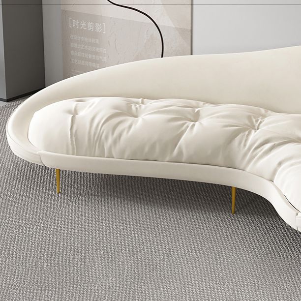 Stationary Sofa Apartment Slope Arm Loveseat for Living Room