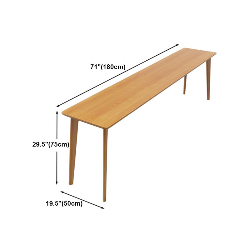 Modern Style Office Desk Curved Solid Wood Parsons Desk for Home Clearhalo 'furn' 'furn_office_desk' 'Furniture' 'Office Desks' 'Office Furniture' 'office_desk' 1200x1200_3e671149-4426-4f31-88e8-3b9908bbca6d