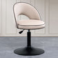 Tabourets de bar pivotants à hauteur réglable, style Glam, en simili cuir, avec base noire