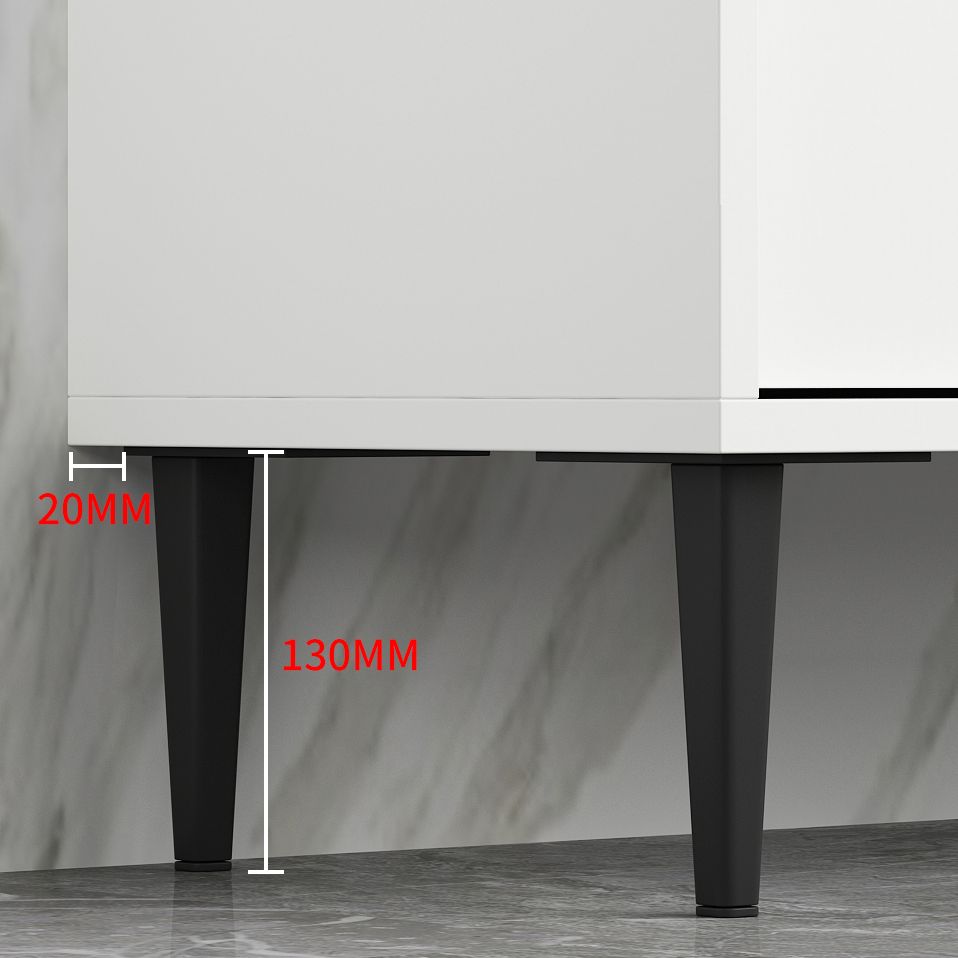 Living Room 32-inch Height Sideboard Contemporary Style Artificial Wood Cupboard Clearhalo 'buffet_sideboard' 'Buffets & Sideboards' 'furn' 'furn_buffet_sideboard' 'Furniture' 'furniture_buffet_sideboard' 'Kitchen & Dining Furniture' 1200x1200_3e6b1708-66b6-4094-94ea-5a6bb056c18a