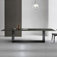 Industrial Sintered Stone Dining Table Rectangle Shape Standard Dining Table for Kitchen Clearhalo ' dining_table' 'Dining Tables & Seating' 'Dining Tables' 'furn' 'furn_dining_table' 'Furniture' 'furniture_dining_table' 'Kitchen & Dining Furniture' 'kitchen&dining_furn' 'kitchen' 'kitchen_dining_table' 1200x1200_3e6b9913-9106-4a0f-be92-f2446a5c4c72