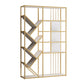Modern Vertical Etagere Bookshelf Metal Frame Manufactured Wood Shelf Bookcase Clearhalo 'Bookcases' 'Furniture' 'furniture_bookcases' 'Office Furniture' 1200x1200_3e6d8bee-b1c9-46c1-9d57-cc5617516a5c