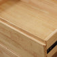 Contemporary 16" W Rubber Wood Storage Chest Bedroom Chest with Drawers