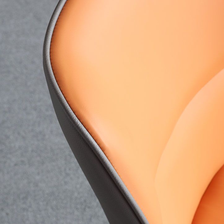 Contemporary Faux Leather Dining Chairs Upholstered Side Arm Chairs for Home Use Clearhalo ' kitchen&dining_furn' 'Dining Chairs' 'Dining Tables & Seating' 'dining_chair' 'furn' 'furn_dining_chair' 'Furniture' 'furniture_dining_chair' 'Kitchen & Dining Furniture' 'kitchen' 1200x1200_3e6f5c3a-5fe5-4504-8cb7-ffd613fd4820