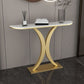 Tavolo di accento console contemporanea Antique Finitura Malf Moon Console Table