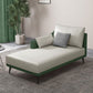 Nordic Style Faux Leather Chaise Recessed Arms Chaise in Solid Color Clearhalo 'Chairs & Seating' 'Chaise Lounge' 'chaise_lounge' 'furn' 'furn_chaise_lounge' 'Furniture' 'Living Room Furniture' 1200x1200_3e782385-49bc-4455-aff5-42f5492d2898