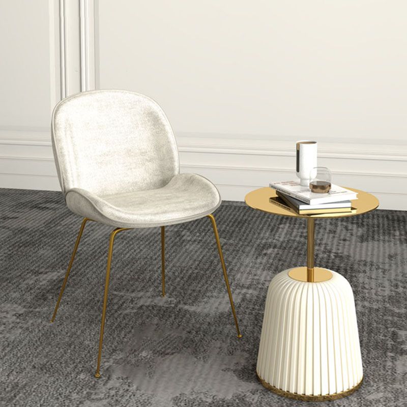 Nordic Style Fabric Dining Side Chair Armless Solid Back Chair for Home Use Clearhalo ' kitchen&dining_furn' 'Dining Chairs' 'Dining Tables & Seating' 'dining_chair' 'furn' 'furn_dining_chair' 'Furniture' 'furniture_dining_chair' 'Kitchen & Dining Furniture' 'kitchen' 1200x1200_3e789852-3442-4f76-b228-c7ae320e8cc8