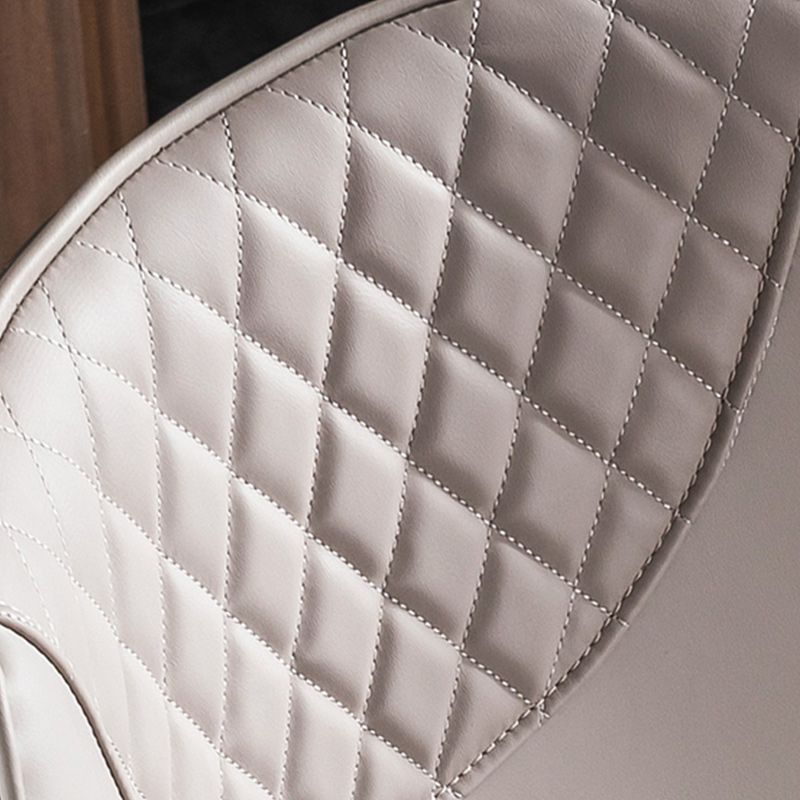 Glam Faux Leather Dining Chairs Wood Armless Dining Chair for Home Use Clearhalo 'Dining Chairs' 'Dining Tables & Seating' 'dining_chair' 'furn' 'furn_dining_chair' 'Furniture' 'furniture_dining_chair' 'Kitchen & Dining Furniture' 1200x1200_3e7b3355-667c-4ad7-8818-26bf1cd02047