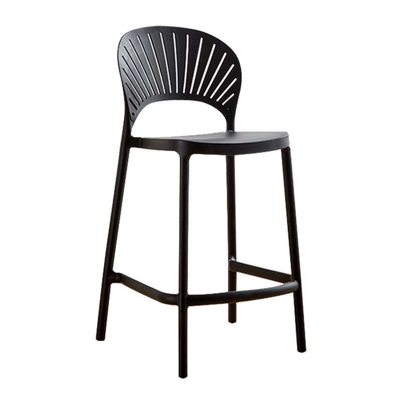 Nordic Plastic Simple Stackable Barstool Indoor Tall Stool with Saddle Seat Clearhalo 'Bar Furniture' 'Bar Stools' 'bar_stools' 'furn' 'furn_bar_stools' 'furniture_bar_stools' 'Kitchen & Dining Furniture' 'kitchen&dining_furn' 'kitchen' 'kitchen_furn' Furniture' 1200x1200_3e7bc34b-c0a8-4042-a09c-bd6f4ea00e5f