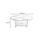 15.7 " H 4-Leg Metal Base Solid Color Round Slate Coffee Table For Living Room Clearhalo 'Coffee & Accent Tables' 'Coffee Tables' 'coffee_tables' 'furn' 'furn_coffee_tables' 'Furniture' 'furniture_coffee_tables' 'Living Room Furniture' 1200x1200_3e7bcc70-235f-4dd8-91b1-ad1ffe9316f7