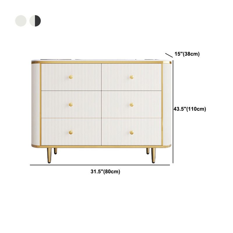Contemporary Side Square Cabinet Chest with Soft Close Drawers