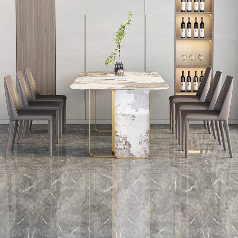 Modern Style Home Side Chair Solid Back Upholstered Dining Room Chair (Set of 2) Clearhalo ' kitchen&dining_furn' 'Dining Chairs' 'Dining Tables & Seating' 'dining_chair' 'furn' 'furn_dining_chair' 'Furniture' 'furniture_dining_chair' 'Kitchen & Dining Furniture' 'kitchen' 1200x1200_3e80ff98-cd48-47b8-ab6e-5aa6ac5b4314