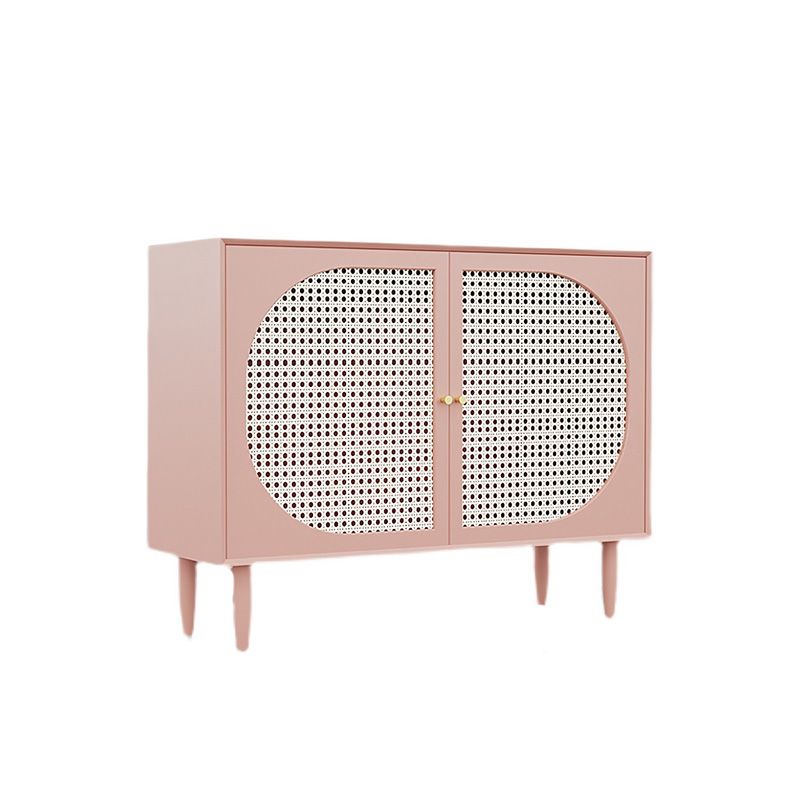 Modern Style Rectangle Side Board 39.4"L Home Wooden Sideboard Clearhalo 'buffet_sideboard' 'Buffets & Sideboards' 'furn' 'furn_buffet_sideboard' 'Furniture' 'Kitchen & Dining Furniture' 1200x1200_3e8535d0-b2d0-4187-a384-37da6e6b14ca