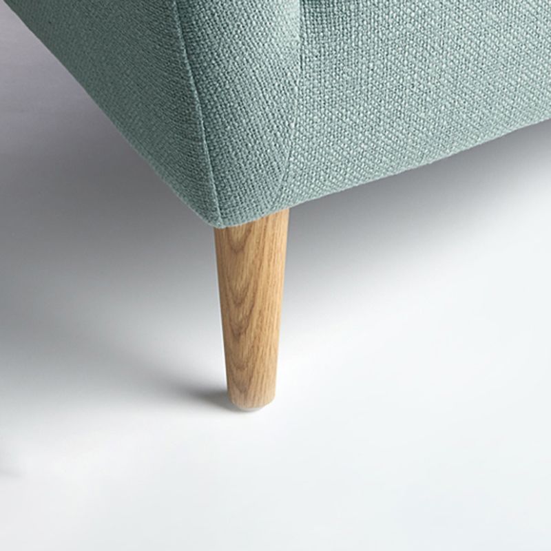 31.5"H Square Arm Linen Solid Color Scandinavian Curved Sofa Clearhalo 'furn' 'furn_sofas' 'Furniture' 'furniture_sofas' 'kitchen' 'kitchen_sofas' 'Living Room Furniture' 'Sofa' 'sofas' 1200x1200_3e85e630-dfa9-41b0-83f8-58a62c91fdc1