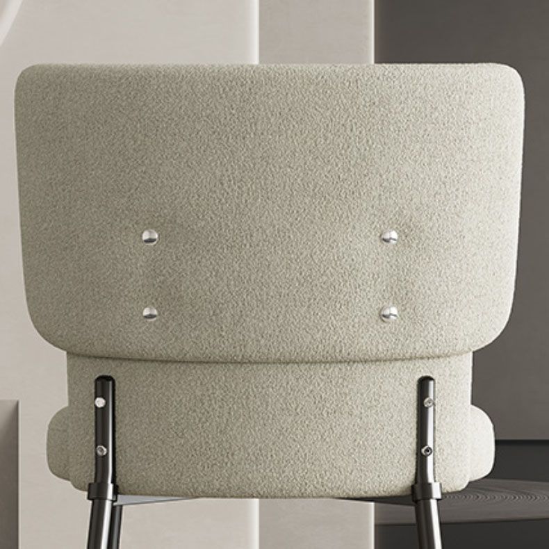 Fabric Dining Room Chairs Modern Style Parsons Armless Chair