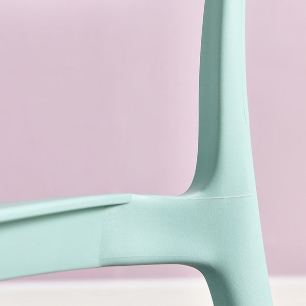 Contemporary Plastic Side Chair Indoor-Outdoor Open Back Chair Clearhalo 'Dining Chairs' 'Dining Tables & Seating' 'dining_chair' 'furn' 'furn_dining_chair' 'Furniture' 'furniture_dining_chair' 'Kitchen & Dining Furniture' 1200x1200_3e88846b-3532-4e1c-8557-3b770240efa8