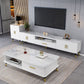 Gorgeous TV Stand Console With Record Storage , Glass and Wood TV Stand in Grey / White Clearhalo 'furn' 'furn_tv_stands_entertainment_centers' 'Furniture' 'Living Room Furniture' 'TV Stands & Entertainment Centers' 'TV Stands & Media Storage Furniture' 'tv_stands_entertainment_centers' 1200x1200_3e8a1874-b5da-45a5-8f5b-e78f1b7495d9
