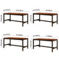 Industrial Rectangle Dining Room Table Pine Solid Wood Table with Black Trestle Base for Home Use Clearhalo ' dining_table' 'Dining Tables & Seating' 'Dining Tables' 'furn' 'furn_dining_table' 'Furniture' 'furniture_dining_table' 'Kitchen & Dining Furniture' 'kitchen&dining_furn' 'kitchen' 'kitchen_dining_table' 1200x1200_3e8beb5f-997b-4a59-80eb-ce6ae8388ca4
