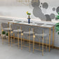 Glam Bar-height Table Faux Marble Top Pub Table for Dining Room Clearhalo 'Bar Furniture' 'Bar Tables' 'bar_tables' 'furn' 'furn_bar_tables' 'Furniture' 'Kitchen & Dining Furniture' 1200x1200_3e8f6679-2021-44f3-8ed3-c63a48d2a1f1